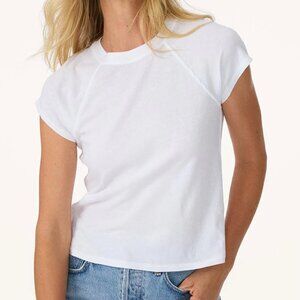 UNSUBSCRIBED SHORT SLEEVE BASEBALL TEE LOT OF 2 T-SHIRTS BLACK WHITE XXS